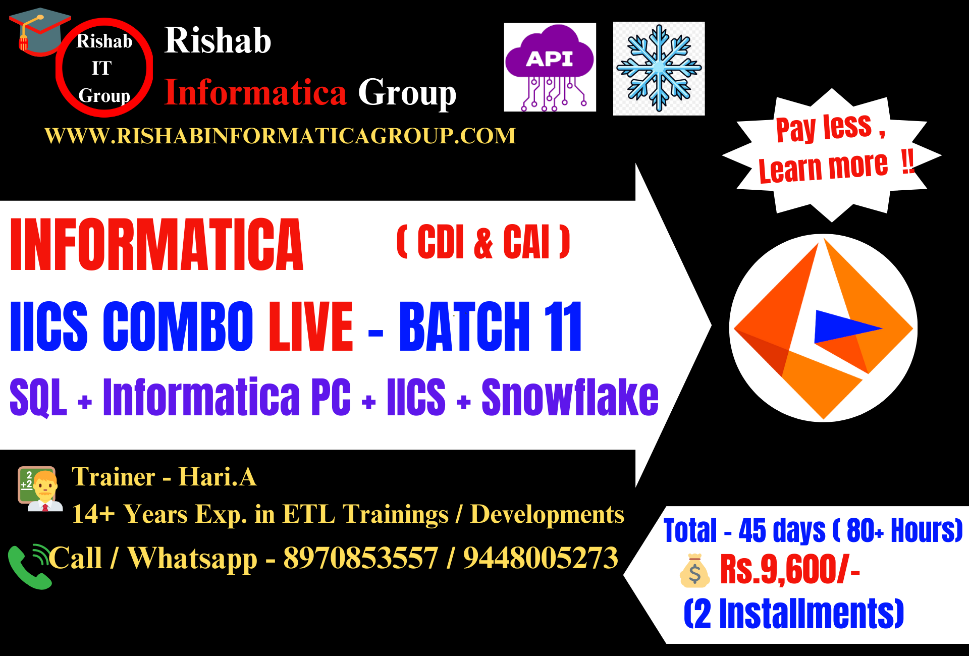 Informatica IICS COMBO Training